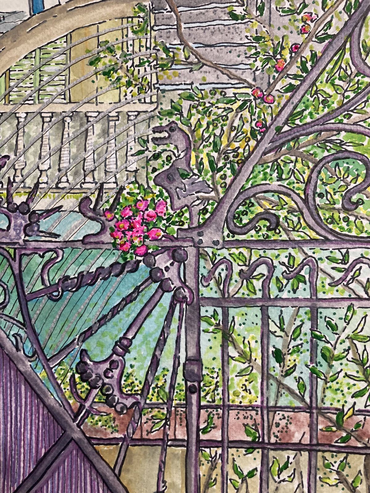 Barcelona Gate Print