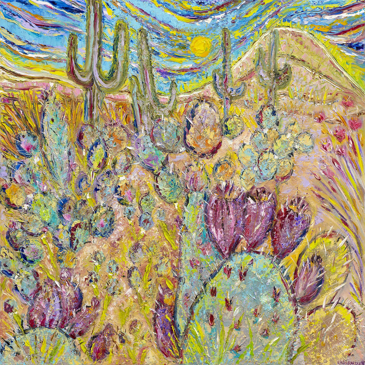 Colourful Cacti