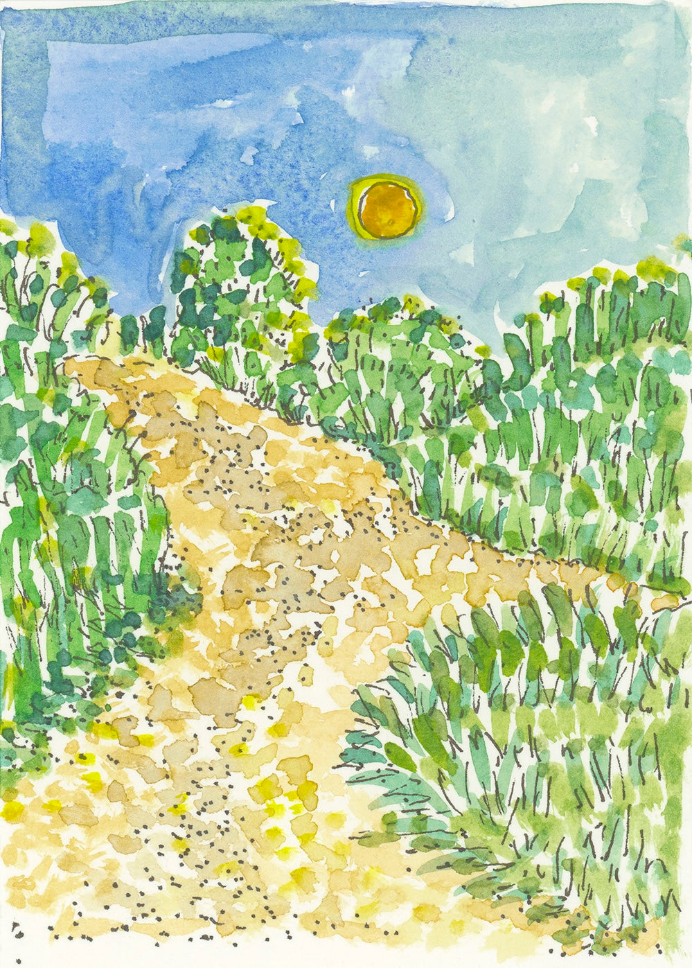 En Route to Astorga Print