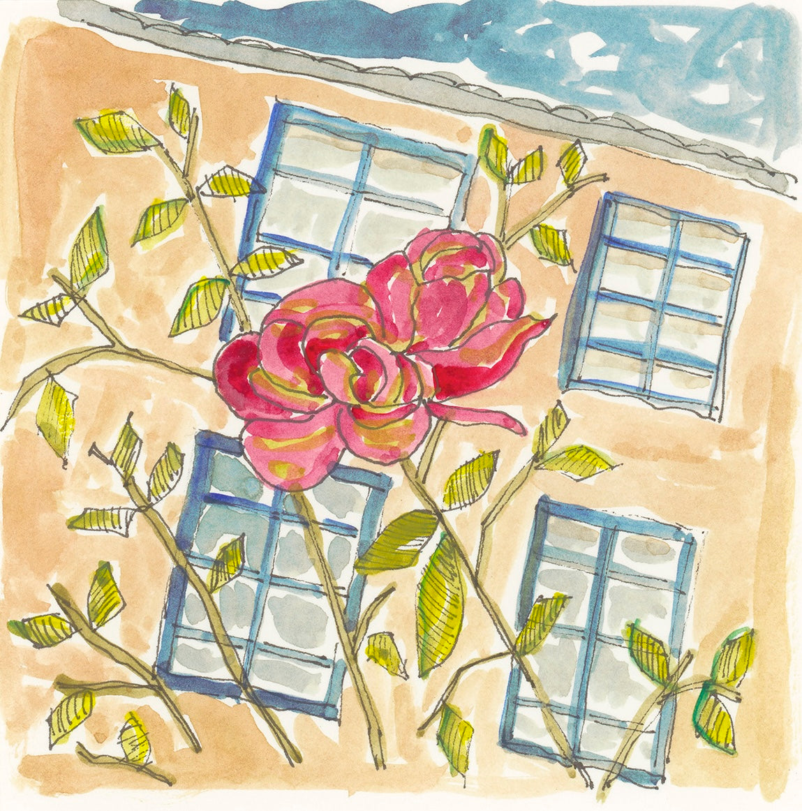 En Route - Santiago de Compostela Print