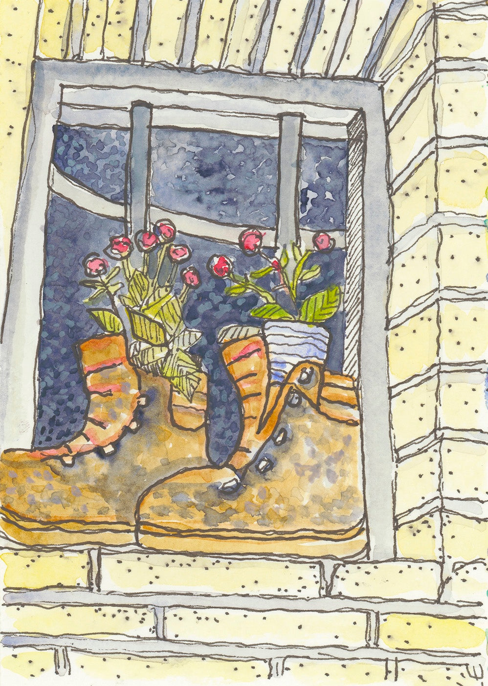 Estella - Boots Print