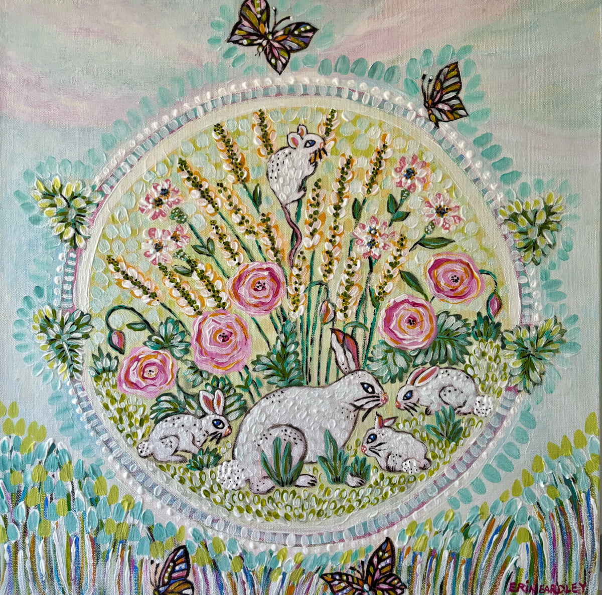 Gaelic Rabbits Print