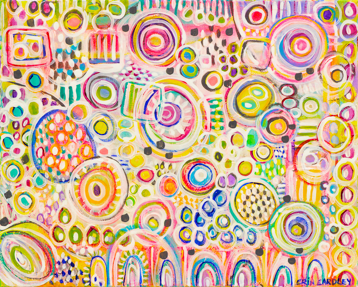 Neon Abstract 02 Print