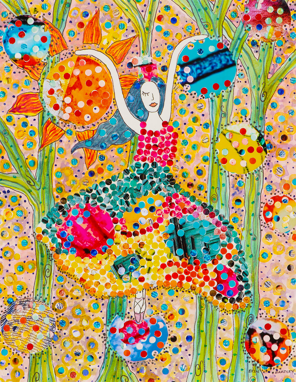 Orange Dancer Print
