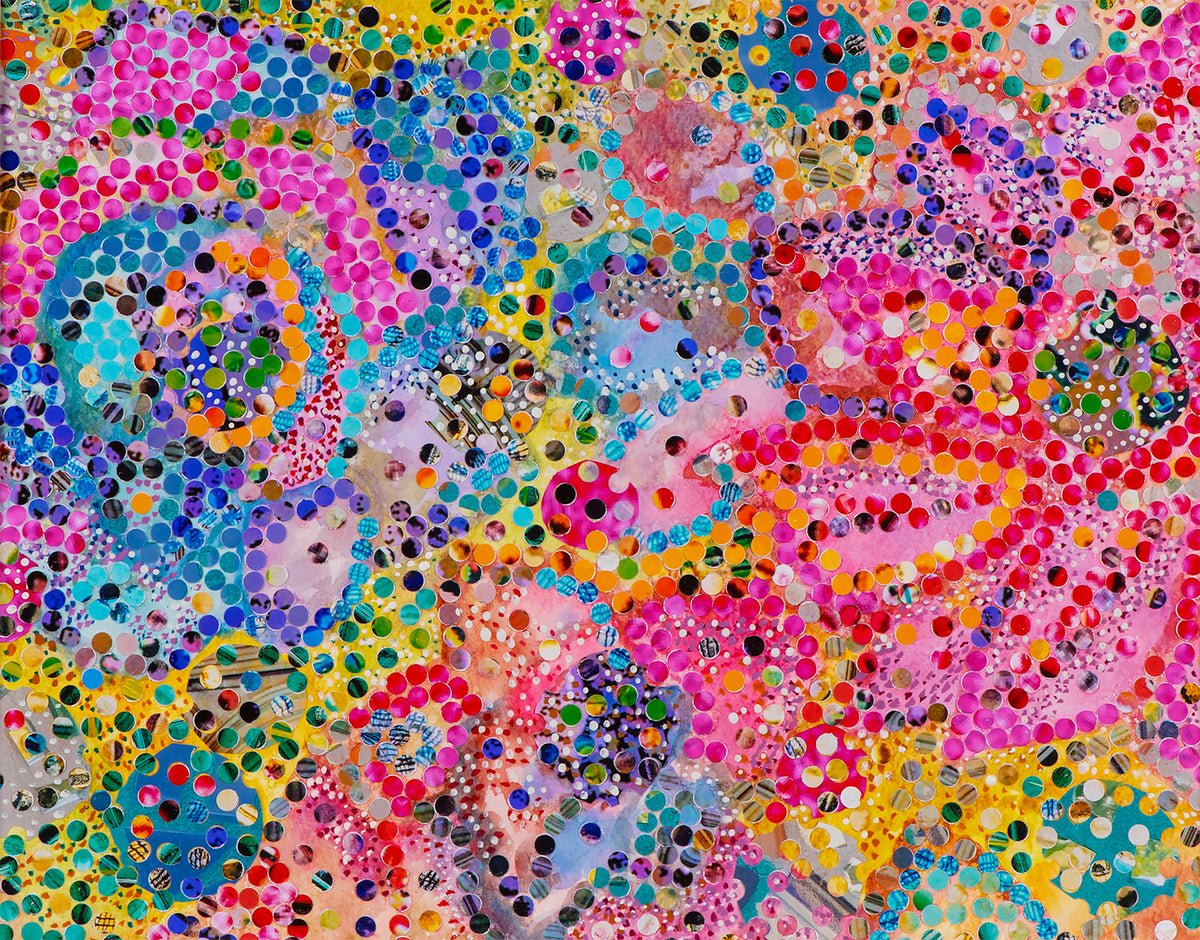 Pink Abstract 01 Print