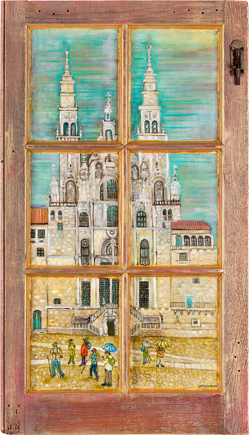 Santiago de Compostela Window Print