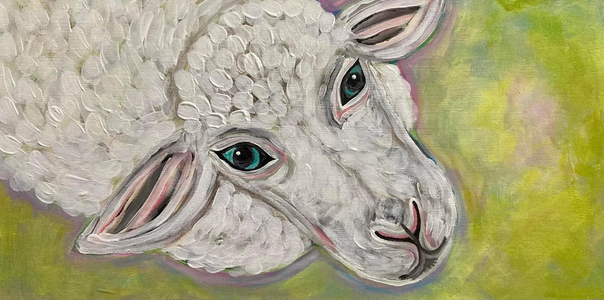 Sheep Eyes Print