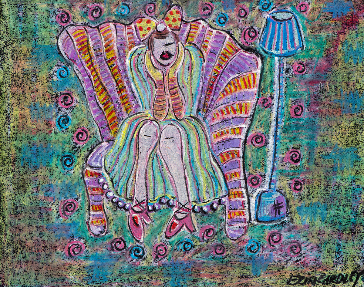 Woman in Chair Print