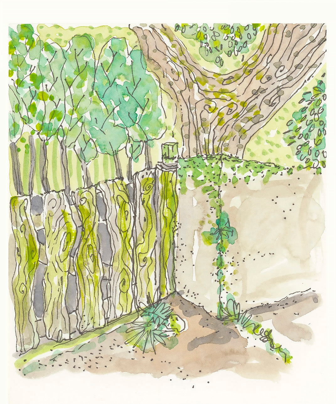 En Route to Portmarin Print